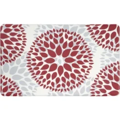 World Rug Gallery Modern Floral Circles Anti Fatigue Standing Mat -Safavieh Store GUEST 0124040e da34 4008 b03e d3884f982d54