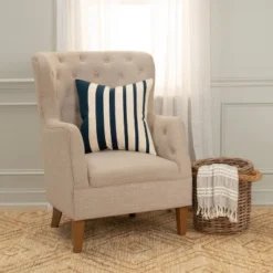 20"x20" Oversize Striped Square Throw Pillow Cover - Rizzy Home 9 20"x20" Oversize Striped Square Throw Pillow Cover - Rizzy Home -Safavieh Store GUEST 03af59f7 e8fe 4d5c b111 393938320604