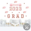 Big Dot Of Happiness Rose Gold Class Of 2023 Graduation Party Wall Decals Set Of 20 -Safavieh Store GUEST 0428c421 2b73 45fa b201 f9f5e0c181bd