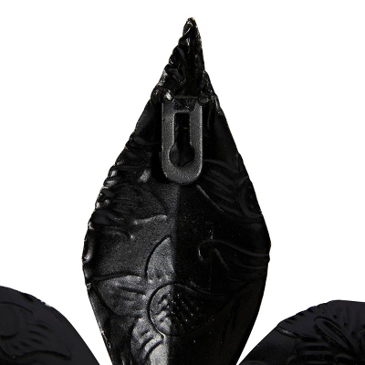 Set Of 3 Metal Fleur De Lis Relief Wall Decors - Olivia & May 5 Set Of 3 Metal Fleur De Lis Relief Wall Decors - Olivia & May - Image 3