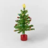 21" Battery Operated Rotating Tinsel Christmas Tree Green - Wondershop™ -Safavieh Store GUEST 058825a0 2f9a 403e bdc0 3d7dcf89a439