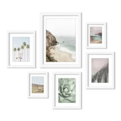 (Set Of 6) Framed Prints Gallery Wall Art Set California Coast By Sisi And Seb - Americanflat -Safavieh Store GUEST 065e8cac 2e68 407f 898a 3dc6cc0d40bf