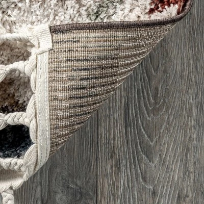 NuLOOM Southwestern Rosemarie Moroccan Tassel Shag Area Rug 8 NuLOOM Southwestern Rosemarie Moroccan Tassel Shag Area Rug - Image 6