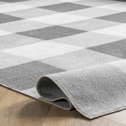 NuLOOM Lucy Machine Washable Farmhouse Buffalo Plaid Area Rug -Safavieh Store GUEST 0a41da18 933a 48cb a34b 3bb3a058249e
