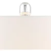 360 Lighting Sergio Modern Table Lamps Set Of 2 With Round Risers 24 1/2" High USB Port Acrylic White Drum Shade For Bedroom Living Room Desk House -Safavieh Store GUEST 0b5425eb 72d7 4917 ad8f 81c901987dad