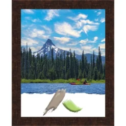 Amanti Art William Mottled Bronze Narrow Picture Frame -Safavieh Store GUEST 0cc5b12e 17a6 4505 acea 83625e2b27bd