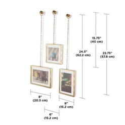 Fotochain Photo Display Frames Brass 3pk - Umbra -Safavieh Store GUEST 0ccbfefc 1afb 4c1f 9e7b 2a9215be5320