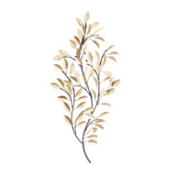 Metal Leaf Metallic Wall Decor With Stem - Olivia & May 27 Metal Leaf Metallic Wall Decor With Stem - Olivia & May -Safavieh Store GUEST 0d1b10ce ed47 477b b3a2 de020d5b59a1