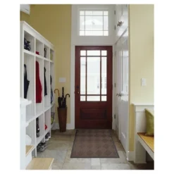 2'x3' Solid Diamond Doormat Brown/Black - HomeTrax -Safavieh Store GUEST 0d35a9ca 0e5d 4366 a56c 56b299e2c99b