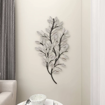 Metal Leaf Metallic Wall Decor With Stem - Olivia & May 17 Metal Leaf Metallic Wall Decor With Stem - Olivia & May - Image 15