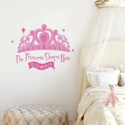 Princess Sleeps Here Peel And Stick Giant Wall Decal - RoomMates -Safavieh Store GUEST 0dae0764 7140 4c18 9428 dcfeca0dd810