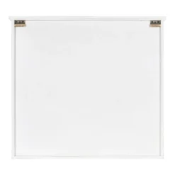 30" X 6.5" X 27.5" Hutchins Decorative Farmhouse Wood Wall Cabinet White/Gray - Kate & Laurel All Things Decor -Safavieh Store GUEST 0eb00357 7067 46af b324 a65f8496b59f