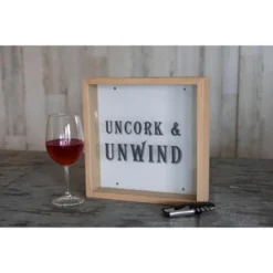 "Uncork & Unwind" Wooden Cork Holder Shadow Box - Foreside Home & Garden 13 "Uncork & Unwind" Wooden Cork Holder Shadow Box - Foreside Home & Garden -Safavieh Store GUEST 0eda6a5c 3ab3 45ee 9f75 cbaaf9b7f20b