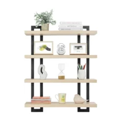 36" X 28.4" 4 Tier Floating Bracket Wall Shelf Unit - Danya B. -Safavieh Store GUEST 0f1806dc 8293 429d 8f65 06aeaf54942d
