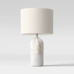 Large Assembled Ceramic Table Lamp White - Threshold™ 14 Large Assembled Ceramic Table Lamp White - Threshold™ -Safavieh Store GUEST 110180f4 8e56 42b0 95f4 39a5d92c8373