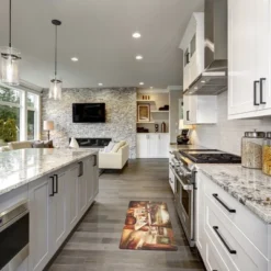 World Rug Gallery Village Restaurant Scenery Anti-fatigue Kitchen Mat -Safavieh Store GUEST 1157c41a dca7 4be1 a1c3 9d3dda56058f