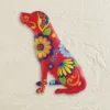 Collections Etc Colorful Metal Floral Dog Outdoor Wall Art -Safavieh Store GUEST 1202dd5c fa22 4e62 8981 69499a907ac0