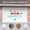 Big Dot Of Happiness Thank You Nurses - Peel And Stick Nurse Appreciation Week Decoration - Wall Decals Backdrop