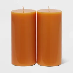 2pk Pillars Vanilla Pumpkin Orange - Threshold™ 7 2pk Pillars Vanilla Pumpkin Orange - Threshold™ -Safavieh Store GUEST 12a6aab2 961f 4784 89cb 7439c8bff678