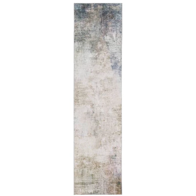 Marcel Muted Abstract Area Rug Beige/Blue - Captiv8e Designs 11 Marcel Muted Abstract Area Rug Beige/Blue - Captiv8e Designs - Image 9