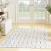 Nicole Curtis Machine Washable Series 1 Modern Trellis Indoor Rug