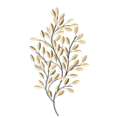 Metal Leaf Metallic Wall Decor With Stem - Olivia & May 21 Metal Leaf Metallic Wall Decor With Stem - Olivia & May - Image 19