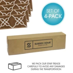 Sussexhome Zigzag Collection Non-Slip Carpet Stair Treads, 9" X 28" 17 Sussexhome Zigzag Collection Non-Slip Carpet Stair Treads, 9" X 28" -Safavieh Store GUEST 140a4343 2404 4946 a4da 19254ac8541b