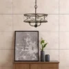 (16" X 16") 3 Light Metal Round Modica Chandelier Ivory - Cal Lighting -Safavieh Store GUEST 14ea64af 2bdd 45a9 8f47 1cd0e1750fb4