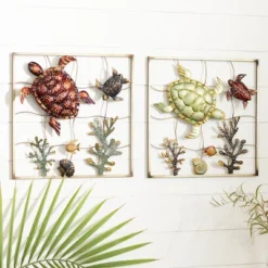 Set Of 2 Metal Turtle Wall Decors - Olivia & May 9 Set Of 2 Metal Turtle Wall Decors - Olivia & May -Safavieh Store GUEST 15d083a3 a356 413e 9fef 2163e38f79b3