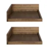4.5" X 2.2" 2pk Levie Floating Corner Wooden Wall Shelf Set - Kate & Laurel All Things Decor -Safavieh Store GUEST 1b274a1c 93d7 4328 8593 8c5878ffefcd