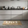 J&V TEXTILES 20" X 39" Comfort Collection Anti-Fatigue Kitchen Floor Mat (Love Lives Here)