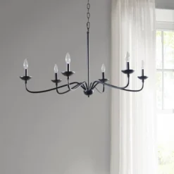 72.5" Brighton Chandelier Matte Black -Safavieh Store GUEST 1e490a0a 3456 4c3d bc41 df6fe24ea7d1