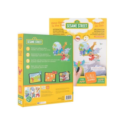 Sesame Street Wall Stories Elmo Goes To The Zoo Wall Decal 10 Sesame Street Wall Stories Elmo Goes To The Zoo Wall Decal - Image 8