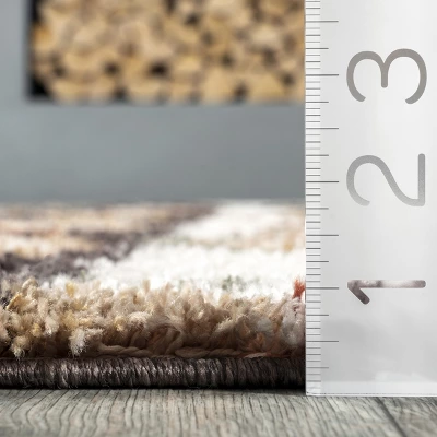 NuLOOM Southwestern Rosemarie Moroccan Tassel Shag Area Rug 4 NuLOOM Southwestern Rosemarie Moroccan Tassel Shag Area Rug - Image 2