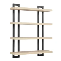 36" X 28.4" 4 Tier Floating Bracket Wall Shelf Unit - Danya B. -Safavieh Store GUEST 2178f06b 2465 48d4 be23 534d96c5ff97