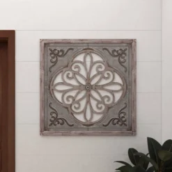 Farmhouse Wood Wall Decor Gray - Olivia & May -Safavieh Store GUEST 21edea9b c59e 4c5e 9f2d 1ac4c6bd4d72