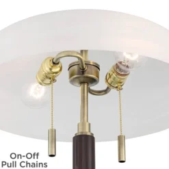 Possini Euro Design Possini Euro® Wyndham Desk Lamp With Glass Shade And Dual USB Ports -Safavieh Store GUEST 22a7c8eb 0570 4007 b7d7 4502b26e3aa3