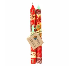 Global Crafts Unscented Hand-Painted Dinner Candles, Set Of 2 -Safavieh Store GUEST 2322d846 134e 4be1 8e31 251c4c7d45a4