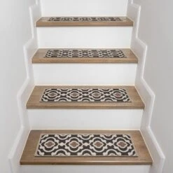 World Rug Gallery Trellis Non-Slip Stair Treads -Safavieh Store GUEST 24177bc2 6068 4d26 a00c 7a8dc6bd054c