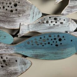 35.75" X 14.75" School Of Fish Metal Wall Art Sculpture Blue/Green/Silver - Danya B. 12 35.75" X 14.75" School Of Fish Metal Wall Art Sculpture Blue/Green/Silver - Danya B. -Safavieh Store GUEST 24577d8f a79c 4d68 9659 ac82796d93ca