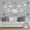 Big Dot Of Happiness World Awaits - Peel And Stick Map Vinyl Wall Art Stickers - Wall Decals - Set Of 20 -Safavieh Store GUEST 24ac4984 2cae 49b4 8991 e060ca7a6003
