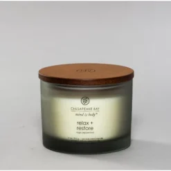 Glass Jar Candle Relax + Restore - Mind & Body By Chesapeake Bay Candle -Safavieh Store GUEST 24c34ced 77c2 46f9 b7c8 f30e31ea1961