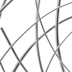 LuxenHome Silver Metal Abstract Swirl Round Wall Art Decor -Safavieh Store GUEST 259ee7cb 10a9 45c2 bb98 e993cfded9ed