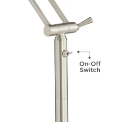 360 Lighting Modern Floor Lamp LED 50" Tall Satin Nickel White Acrylic Diffuser Adjustable For Living Room Reading Bedroom Office 13 360 Lighting Modern Floor Lamp LED 50" Tall Satin Nickel White Acrylic Diffuser Adjustable For Living Room Reading Bedroom Office -Safavieh Store GUEST 291d0910 34cf 44d4 bf21 5337f4fd200d