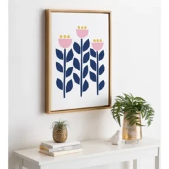 18" X 24" Sylvie Nordic Flowers Framed Canvas Wall Art By Myriam Van Neste Gold - Kate And Laurel 9 18" X 24" Sylvie Nordic Flowers Framed Canvas Wall Art By Myriam Van Neste Gold - Kate And Laurel -Safavieh Store GUEST 2964e3cb 64f6 4893 b4cf 887435e726ae