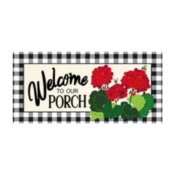 Evergreen Indoor Outdoor Doormat Bundle Set Of 5 - Frame And 4 Welcome Seasonal Inserts Blue Truck Geraniums Snowmen Popsicles -Safavieh Store GUEST 29e0da73 6320 48dd 9b58 06b4ead0e3eb