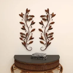 Metal Leaf Wall Decor Set Of 2 Brown - Olivia & May 18 Metal Leaf Wall Decor Set Of 2 Brown - Olivia & May -Safavieh Store GUEST 2a275a17 a42b 4d32 a482 43701979cfff