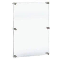 Azar Displays Floating Acrylic Wall Frame With Silver Stand Off Caps: 30" X 40" Graphic Size, Overall Frame Size: 34" X 44", 1-Pack 12 Azar Displays Floating Acrylic Wall Frame With Silver Stand Off Caps: 30" X 40" Graphic Size, Overall Frame Size: 34" X 44", 1-Pack -Safavieh Store GUEST 2ae8e116 bea1 4a76 a018 fffdc53d9c9a