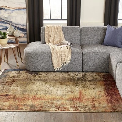 Momeni Studio Ibrahim Multi 2' X 3' Accent Rug 4 Momeni Studio Ibrahim Multi 2' X 3' Accent Rug - Image 2