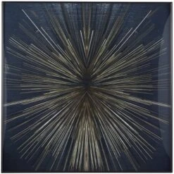 Porcelain Starburst Radial Wall Decor With Gold Accent Dark Blue - CosmoLiving By Cosmopolitan -Safavieh Store GUEST 2c28548e 68bd 4155 a0ea 346ed3310ed2